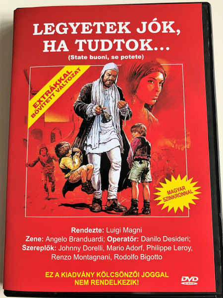 State buoni, se potete DVD 1983 Legyetek jók, ha tudtok / Directed by Luigi Magni / Starring: Johnny Dorelli, Mario Adorf, Philippe Leroy, Renzo Montagnani, Rodolfo Bigotto (5999552560016)