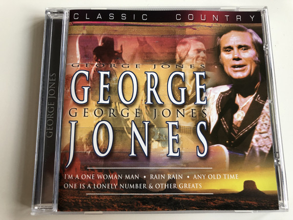  Classic Country - George Jones / I'M A ONE WOMAN MAN, RAIN RAIN, ANY OLD TIME, ONE IS A LONELY NUMBER & OTHER GREATS / AUDIO CD / American musician, singer and songwriter (5033107134328)