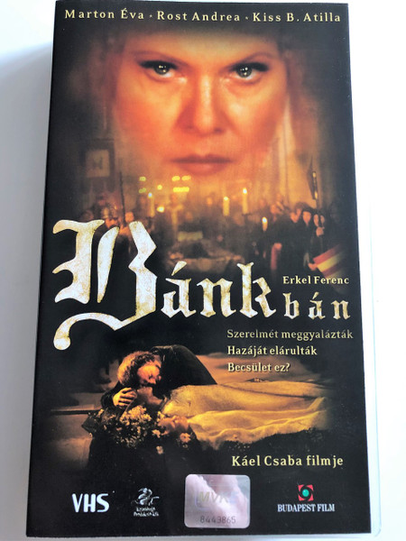 Bánk Bán VHS 2002 / Directed by Káel Csaba / Starring: Marton Éva, Rost Andrea, Kiss B. Attila / Written by Erkel Ferenc / Hungarian Opera film (5999544241398)