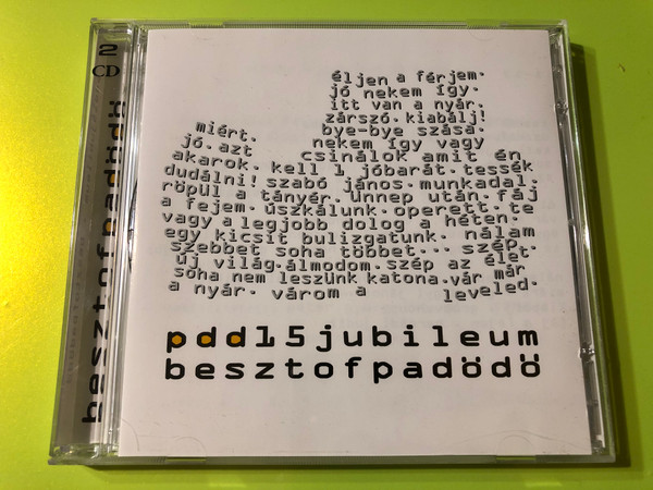Pa-dö-dő / pdd 15 jubileum 2 CD / Audio CD 2003 / Besztofpadödő / Best of Pa-dö-dő (5998175172064)