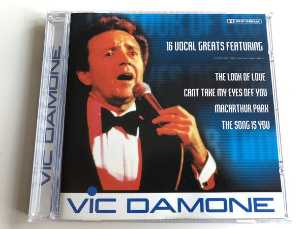 Vic Damone / 16 VOCAL GREATEST FEATURING / THE LOOK OF LOVE, CANT TAKE MY EYES OFF YOU, MACARTHUR PARK, THE SONG IS YOU / AUDIO CD 