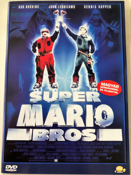 Super Mario Bros DVD 1993 / Directed by Rocky Morton, Annabel Jankel / Starring: Bob Hoskins, John Leguizamo, Dennis Hopper, Samantha Mathis, Fisher Stevens, Fiona Shaw, Richard Edson / Based on Nintendo's Super Mario (5999551921146)