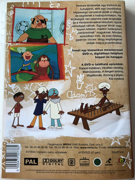 Zaczarowany ołówek 5. DVD 1970 Varázsceruza 5. / Written by Adam Ochocki / Enchanted Pencil - Classic Polish Cartoon Series / 7 episodes on disc (5996473007385)