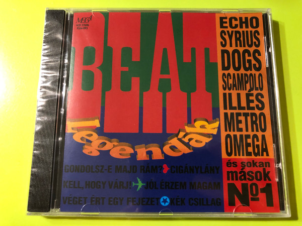 Beat Legendák / AUDIO CD 1993 / HCD 37696 / ECHO, SYRIUS, DOGS, SCAMPOLO, ILLÉS, METRO, OMEGA ÉS MÉG SOKAN MÁSOK №1...Gondolsz-e majd rám?, Cigánylány, Kell, hogy várj!, Jól érzem magam, Véget ért egy fejezet, Kék csillag (5991813769626)