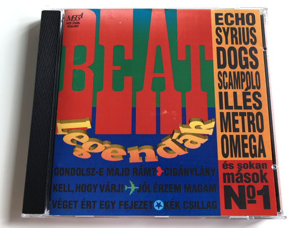 Beat Legendák / AUDIO CD 1993 / HCD 37696 / ECHO, SYRIUS, DOGS, SCAMPOLO, ILLÉS, METRO, OMEGA ÉS MÉG SOKAN MÁSOK №1...Gondolsz-e majd rám?, Cigánylány, Kell, hogy várj!, Jól érzem magam, Véget ért egy fejezet, Kék csillag (BeatLegendák)