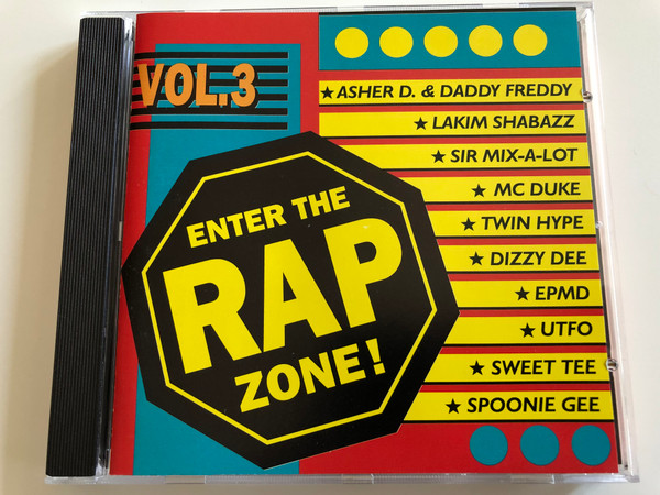 Enter the Rap Zone! Vol. 3 / Audio CD / Twin Hype, Dizzy Dee, Lakim Shabazz, Sir Mix-a-Lot, Sweet Tee, Kings of Swing / BCM records 076-555962 (4001617010129)