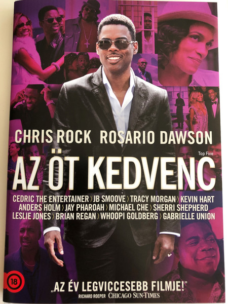 Top Five DVD 2014 Az Öt kedvenc / Directed and Written by Chris Rock / Starring: Chris Rock, Rosario Dawson (5996051322282)