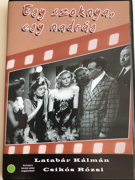 Egy Szoknya, egy nadrág DVD 1943 One skirt, one trouser / Hungarian Classic / Directed by Hamza Ákos / Starring: Latabár Kálmán, Csikós Rózsi (5996051280360)