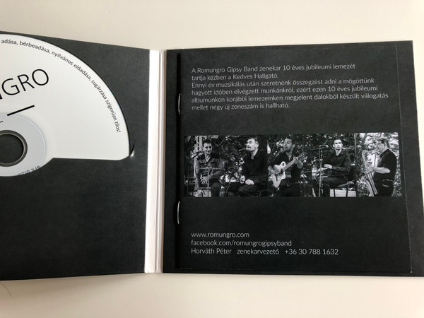 Romungro - Tíz / Audio CD 2018 / Romungro Gypsy Band 10th year anniversary CD / Gryllus (5999885934737)
