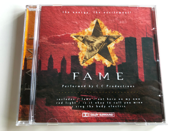 Fame - Performed by C.C Productions / includes - fame, out there on my own, red light, is it okay to call you mine / the energy, the excitement! / GFS186 (5033107118625)