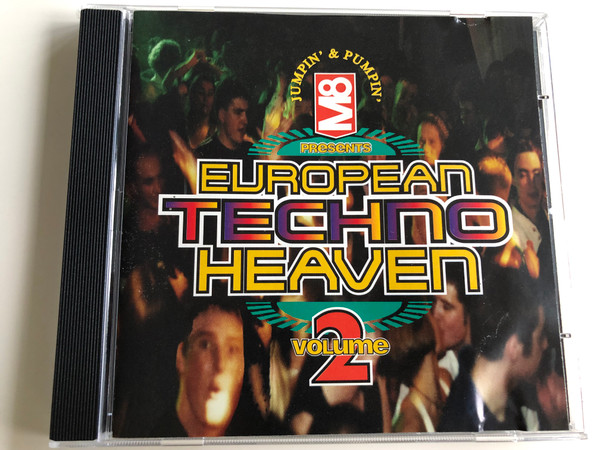 M8 presents European Techno Heaven Vol. 2 / Jumpin' & Pumpin' / DJ Paul Elstak, Scooter, Phonki, Technohead, Scott Brown vs Rab S. / Audio CD 1996 / CD TOT 39 (5013993903925)