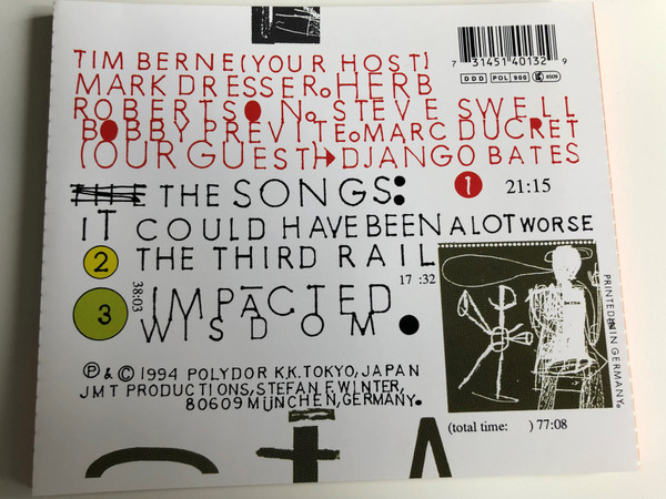 Tim Berne's Caos Totale - Nice View / Audio CD 1994 / Polydor / Mark Dresser, Herb Roberts, N. Steve Swell, Bobby Previte, Marc Ducret, Django Bates (731451401329)