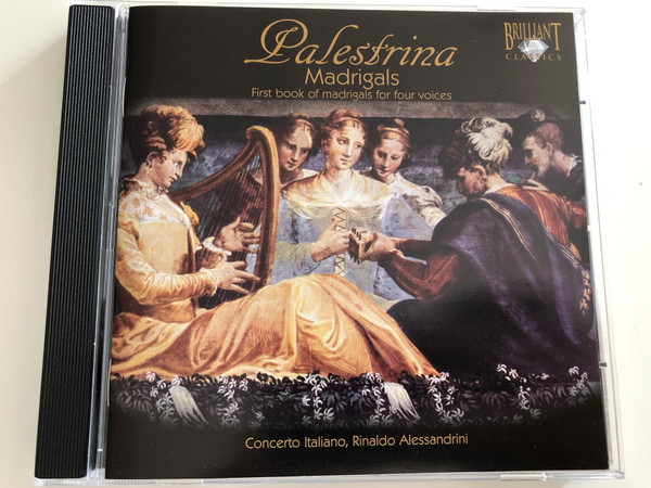 Giovanni Palestrina - Madrigals / First book of madrigals for four voices / Concerto Italiano - Cond. Rinaldo Alessandrini / 93364 / Audio CD 1994 (5028421933641)