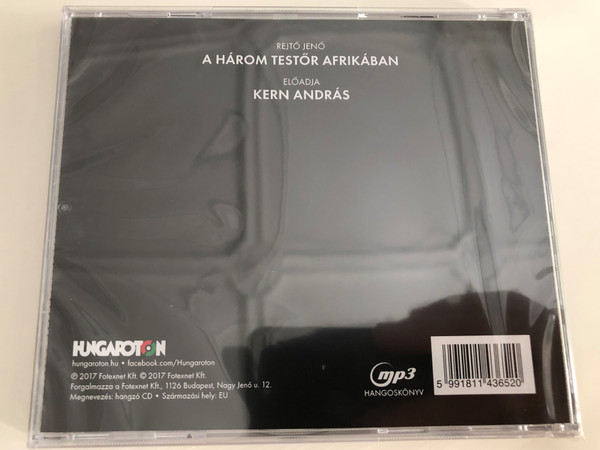 A Három testőr Afrikában by Rejtő Jenő (P. Howard) / The Three Musketeers in Africa - Audio Book read by Kern András / Hungaroton / Audio CD 2017 (5991811436520)