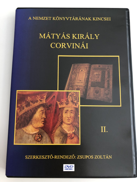 Mátyás Király Corvinái II. DVD / A Nemzet könyvtárának Kincsei / Directed by Zsupos Zoltán / Hungarian King Matthias' Bibliotheca Corviniana (Corvina2dvd)