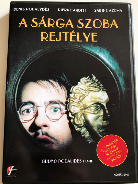 Le Mystére de la Chambre Jaune DVD 2003 A Sárga szoba rejtélye / Directed by Bruno Podalydés / Starring: Denis Podalydés, Jean-Noel Brouté, Claude Rich, Scali Delpeyrat / Based on Gaston Leroux' novel (5999546331325)