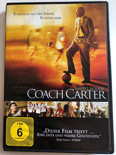 Coach Carter DVD 2005 Es Beginnt auf der strasse. Es endet Hier / Directed by Thomas Carter / Starring: Samuel L. Jackson, Ashanti, Rob Brown, Channing Tatum, Rick Gonzalez (4010884558302)