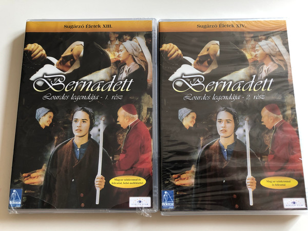 La passion de Bernadette 2 DVD SET 1989 Bernadett Lourdes legendája 1-2. rész / Directed by Jean Delannoy / Starring: Sydney Penny, Michéle Simonnet, Roland Lesaffre / Sugárzó Életek XIII - XIV. 