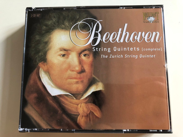 Beethoven String Quintets (complete) / The Zurich String Quintet / Boris Livschitz, Mátyás Bartha violin, Zvi Livschitz, Dominik Ostertag viola, Mikayel Hakhnazaryan cello, Violet Alexandru double-bass / Audio CD 2004 /Brilliant Classics / 2CD SET (5028421928579)