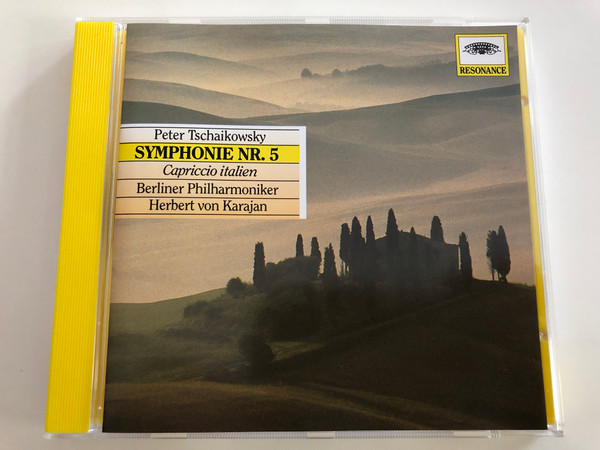 Peter Tschaikowsky - Symphonie Nr. 5 / Capriccio italien / Berliner Philharmoniker / Conducted by Herbert von Karajan / Audio CD / Resonance 445 026-2 (028944502626)