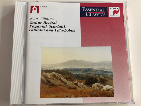 John Williams - Guitar Recital, Paganini, Scarlatti, Giuliani and Villa-Lobos / Essential Classics / Audio CD / SBK 62 425 (5099706242529)