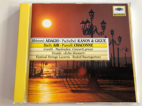  Festival Strings Lucerne / Rudolf Baumgartner / Albinoni, Pachelbel, Bach, Purcell / Corelli - Manfredini: Concerti grossi / Vivaldi "Echo-Konzert" / Audio CD / Resonance / 445 027-2 (028944502725)