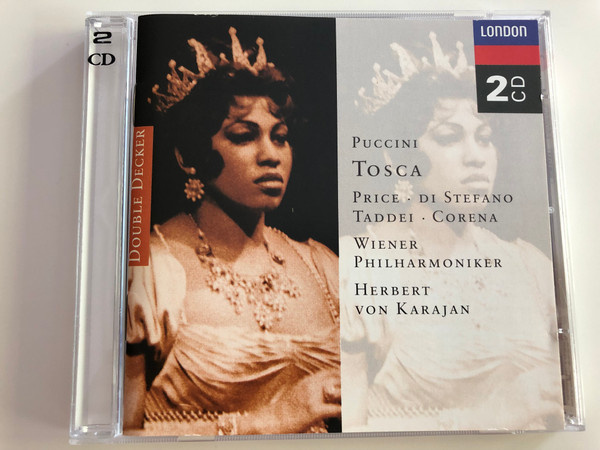 Puccini - Tosca / Price - Di Stefano - Taddei - Corena / Wiener Philharmoniker / Conducted by Herbert Von Karajan / Double Decker 2CD / Audio CD (028945262024)