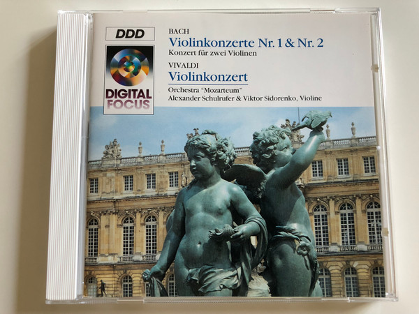 Bach - Violinkonzerte Nr. 1 & Nr. 2 - Konzert für zwei Violinen / Vivaldi - Violinkonzert / Orchestra "Mozarteum" / Alexander Schulrufer & Viktor Sidorenko, Violine / QK 57217 / Audio CD 1993 (5099705721728)