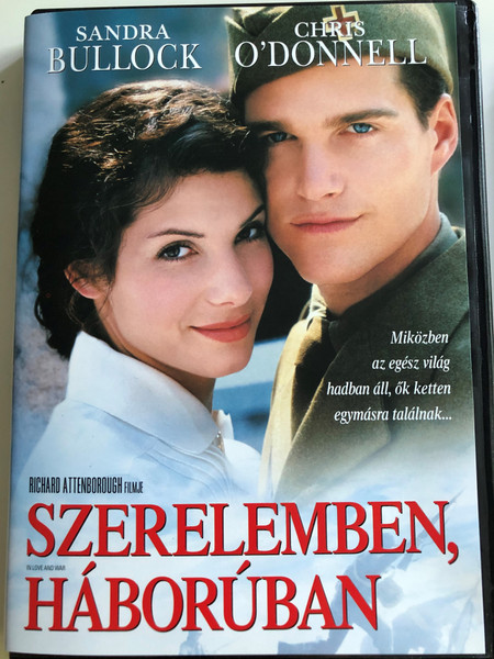 In love and War DVD 1996 Szerelemben, háborúban / Directed by Richard Attenborough / Starring: Sandra Bullock, Chris O' Donnell, Mackenzie Astin, Emilio Bonucci (5999075602439)