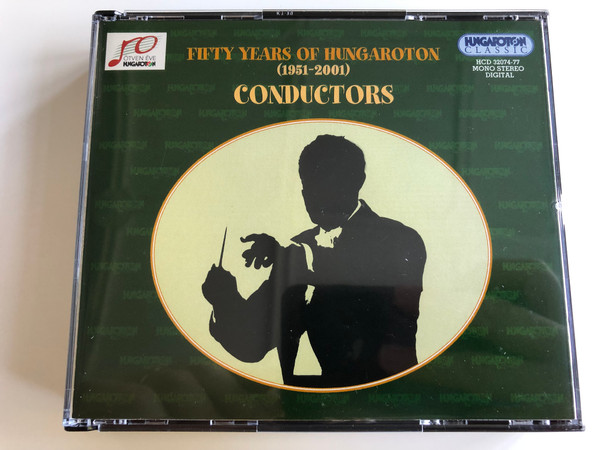 Fifty Years of Hungaroton (1951 - 2001) / Conductors / 4x Audio CD BOX 2001 / László Somogyi, Miklós Erdélyi, János Ferencsik, Gyula Németh, Iván Fischer, Nicholas McGegan, Domokos Héja / Ötven éve Hungaroton / HCD 32074-77 (5991813207425)