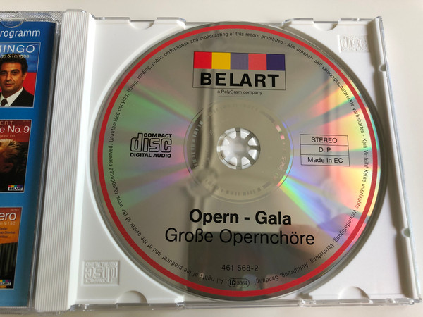 Opern-Gala - Großе Opernchöre / Verdi, Puccini, Wagner, Beethoven, Mozart / Conducted by Herbert von Karajan, Rafael Kubelik, Karl Böhm, Lorin Maazel / Audio CD / 461 568-2 (028946156827)