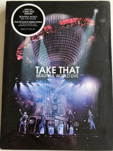 Take That ‎– Beautiful World Live DVD 2008 / Filmed live at the O2 / Special 2 disc DVD / Plus Exclusive unseen Extras - The Journey - Exclusive on the Road film (602517579460)