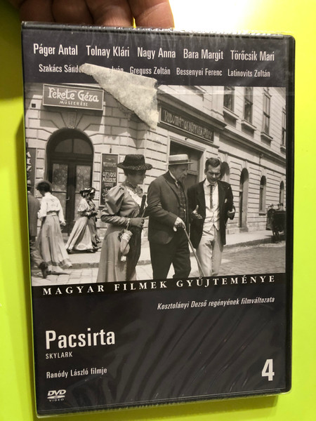 Pacsirta DVD 1963 Skylark / Directed by Ránódy László / Starring: Páger Antal, Tolnay Klári, Nagy Anna, Bara Margit, Törőcsik Mari, Darvas Iván, Latinovits Zoltán / Hungarian B&W Classic based on Kosztolányi's novel / Magyar filmek gyűjteménye 4. (5999546331127)