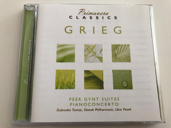 Grieg / Peer Gynt Suites, Pianoconcerto / Dubravka Tomsic, Slowak Philharmonic, Libor Pesek / Primavera Classics / Audio CD 2006 / 3516102 (5399835161020)