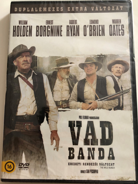 The Wild Bunch DVD 1969 Vad Banda / Duplalemezes Extra Változat / Directed by Sam Peckinpah / Starring: William Holdren, Ernest Borgnine, Robert Ryan, Edmond O'Brien, Warren Oates / 2 disc special edition / Original Director's Cut (5996514021059)