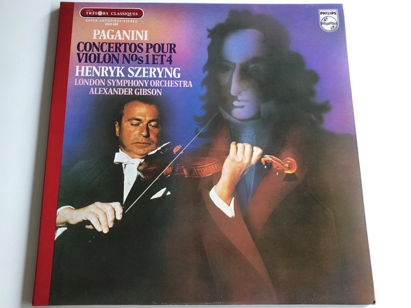 Paganini - Concertos Pour Violon N°s 1 Et 4 / Henryk Szeryng, London Symphony Orchestra / Alexander Gibson ‎/ PHILIPS LP STEREO / 9500 069