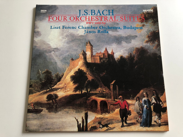 J.S.Bach - Four Orchestral Suites (BWV 1066-69) / Liszt Ferenc Chamber Orchestra, Budapest, János Rolla / HUNGAROTON 2X LP DIGITAL STEREO / SLPD 31018 - 19