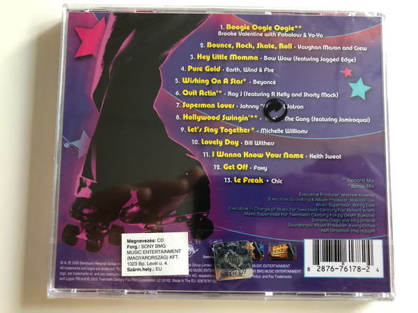 Roll Bounce - Beyoncé, Earth, Wind and Fire, Kool and the Gang ft. Jamiroquai, R Kelly, Bill Withers / Audio CD 2005 (828767617824)