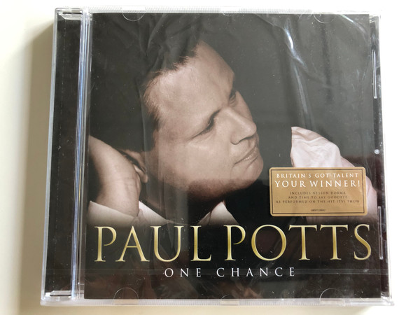 Paul Potts - One Chance / Includes Nessun Dorma and Time to say Goodbye as performed on the Hit ITV1 Show / Audio CD 2007 / Sony BMG (886971386820)