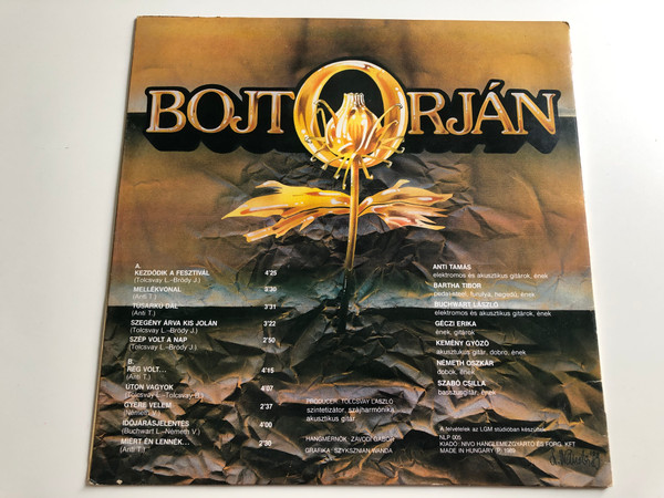 Bojtorján / Producer: Tolcsvay László / Acoustic Guitar, Dobro, Vocals – Kemény Győző / NIVO RECORDS ‎LP / NLP 005