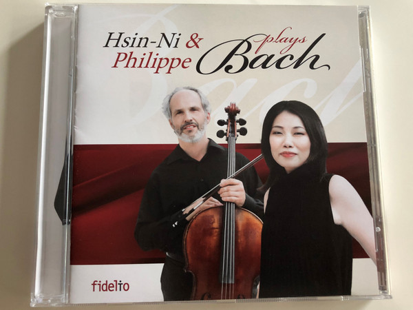 Hsin-Ni & Philippe plays Bach / Audio CD 2014 / Piano Concerto No.1 in D minor, BWV 1052, English Suite No. 2, Piano Concerto No. 5., Cello Suite No. 1 / Fidelio FID CD 109 (5999883909218)