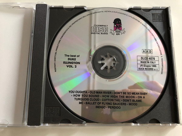 The best of Duke Ellington Vol 2. / You oughta, Old man river, How high the moon, Mood indigo, Perdido / Audio CD 1995 / DLCD 4076 (8012958250767)