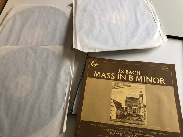 J.S. Bach - Mass In B Minor / Conducted: Johannes Somary / English Chamber Orchestra / VANGUARD 3X LP / VSD 711090