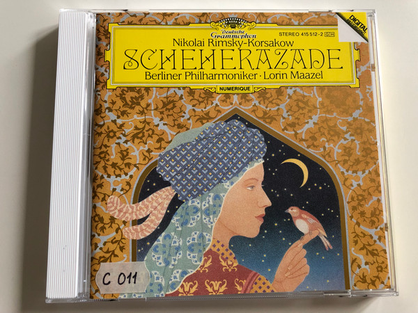 Nikolai Rimsky-Korsakow - Scheherazade op. 35/ Berliner Philharmoniker / Conducted by Lorin Maazel / Solo Violin: Leon Spierer / Audio CD 1986 (028941551221)