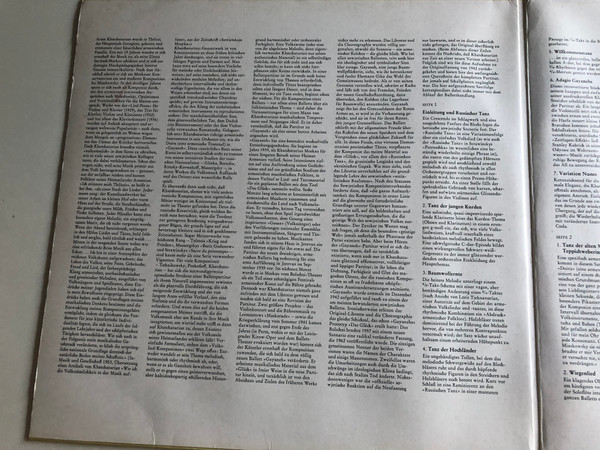 Aram Khatchaturian - Gayaneh Ballet / Conducted: Loris Tjeknavorian, National Philharmonic Orchestra / RCA RED SEAL 2X LP / RL 25035
