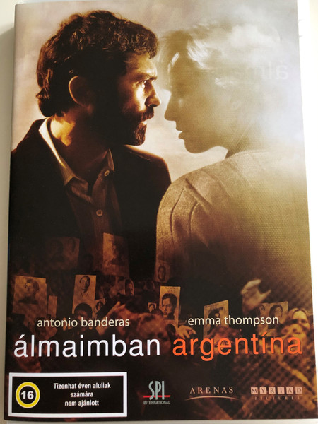 Imagining Argentina DVD 2003 Álmaimban Argentína / Directed by Christopher Hampton / Starring: Antonio Banderas, Emma Thompson, Leticia Dolera, Maria Canals, Rubén Blades (5999544151277)