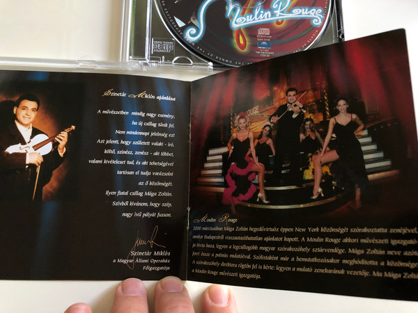 Mága Zoltán - Moulin Rouge / A profi, Monti Csárdás, Hegedűs a Háztetőn, Roxanne, Time to say goodbye / Audio CD 2002 / Tom-Tom Records TTCD-33 (5999524960295)