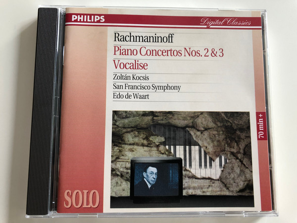  Rachmaninoff - Piano Concertos Nos. 2&3, Vocalise / Zoltán Kocsis / San Francisco Symphony / Edo de Waart / Philips Digital Classics Audio CD 1995 / 446 199-2 (028944619928)