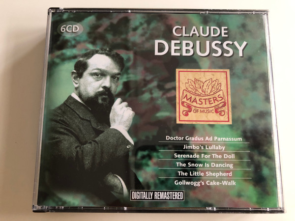 Claude Debussy / Doctor Gradus Ad Parnassum, Jimbo's Lullaby, Serenade For the Doll, The Snow is Dancing, The Little Shepherd, Gollwogg's Cake-Walk / 6 CD / Masters of Music MOM 611 (8717423012894)