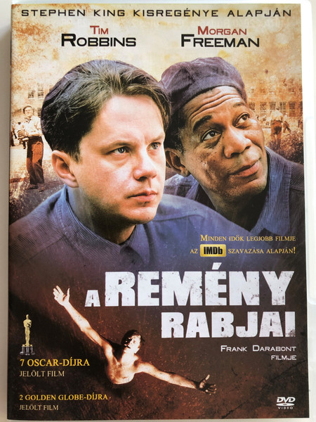 The ShawShank Redemption DVD 1994 A remény rabjai / Directed by frank Darabont / Starring: Tim Robbins, Morgan Freeman, Bob Gunton, William Sadler (5996473013782)